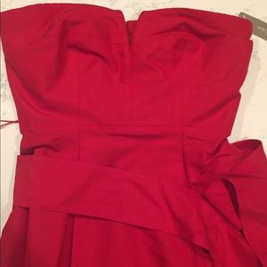 Sweetheart Red Jcrew dress.